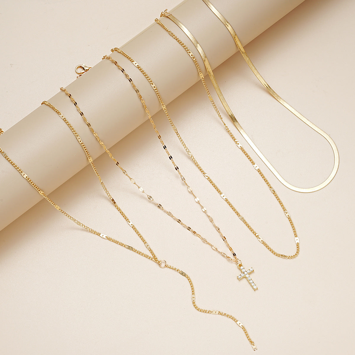 Fashion Special-interest Vintage Cross Pendant Clavicle Chain Multi-layer O1CN01potM1t29BKvkxM2NX  1007608029 0 cib