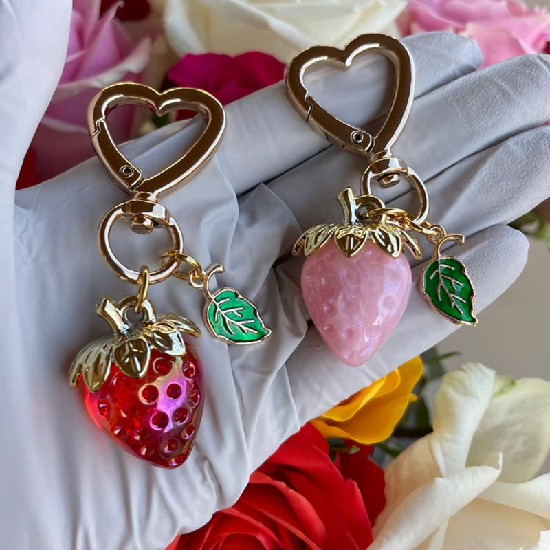 Cute Sweetheart Strawberry Keychain Creative Bag Pendant O1CN01q3BeRb1rOveeKnrDT  2217882135622 0 cib