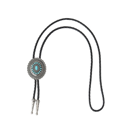 American Indian Western Style Turquoise Carved Bolo Tie O1CN01qPmCrj20DJwWs4Ieh  2191726815 0 cib