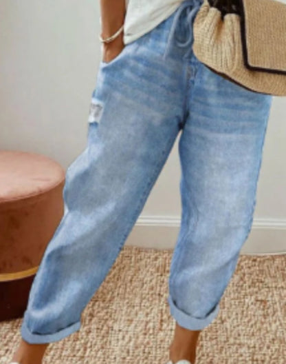 Women's Floral Print Fashion Graffiti Loose Pockets Casual Pants O1CN01r2oqqS1sen3Loa0d9  2217696275792 0 cib
