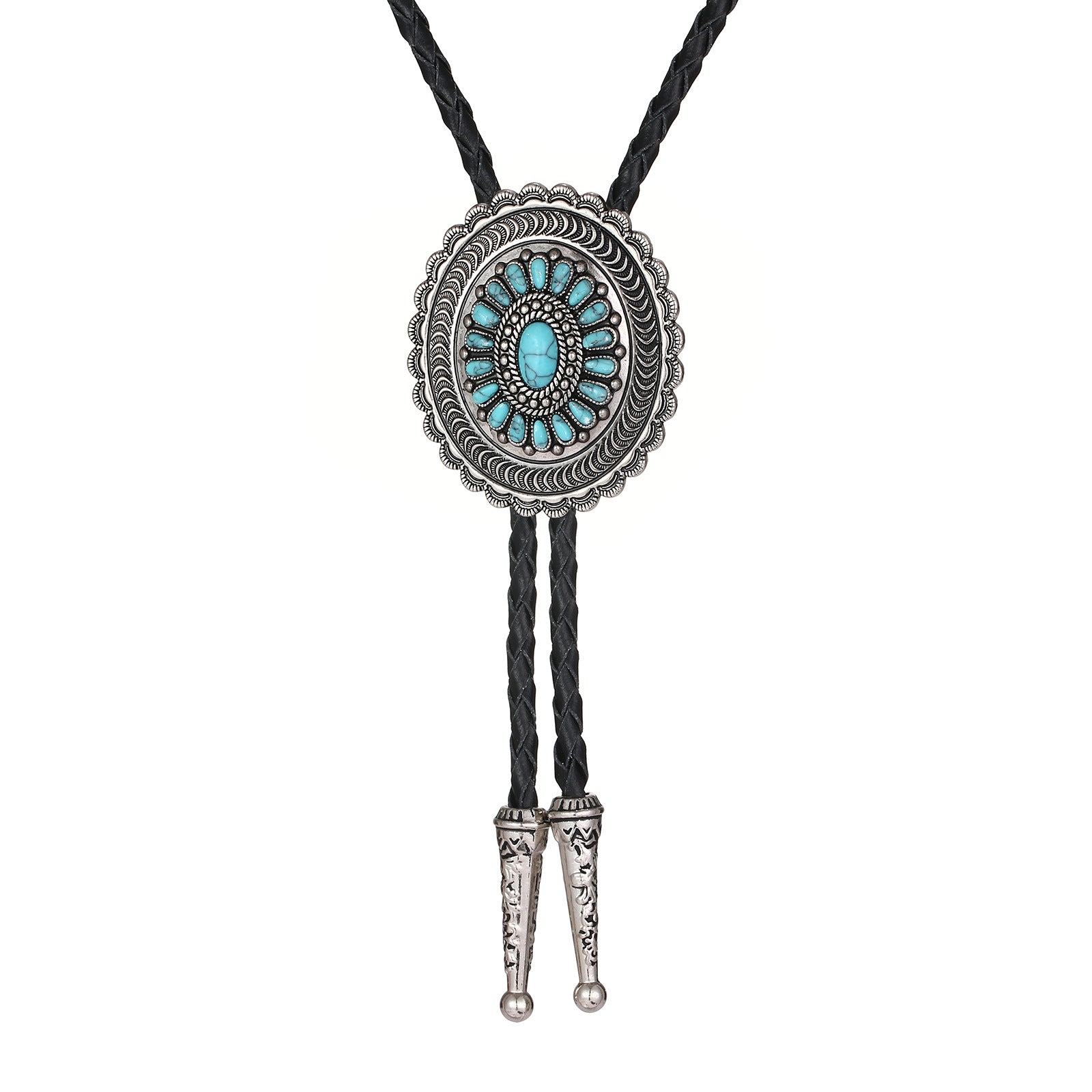 American Indian Western Style Turquoise Carved Bolo Tie O1CN01t9vJ5e20DJwWs31cu  2191726815 0 cib