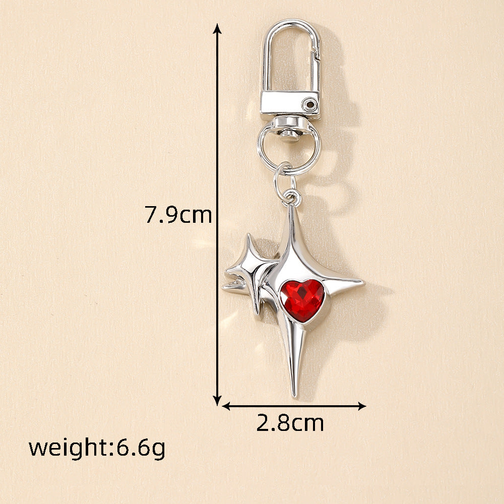 Alloy Plating Meteor Cross Key Ring Pendant O1CN01u2d9WP215pECECbMo  4097876934 0 cib