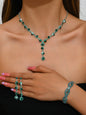 Fashion Crystal Necklace Ear Stud Bracelet Jewelry Accessories O1CN01u9fjj21ynqYfV3zJu  1988846624 0 cib