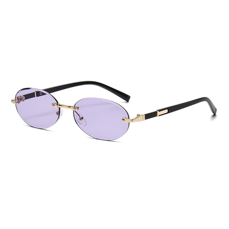 Trimming Oval Frame Sunglasses Frameless Hot Girl Sunglasses O1CN01uGGufT2ND59tW8jde  2217885979928 0 cib