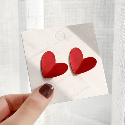 Wine Red Bean-shaped Stud Earrings Retro O1CN01wWX9H820nVVT3cE3m  2204814786894 0 cib