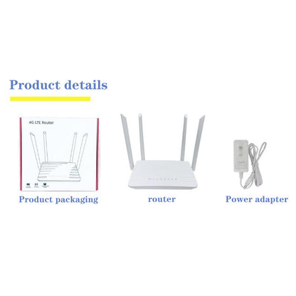 4G wireless router card SIM card 300Mbps wireless router with hotspot terminal - 图片 3