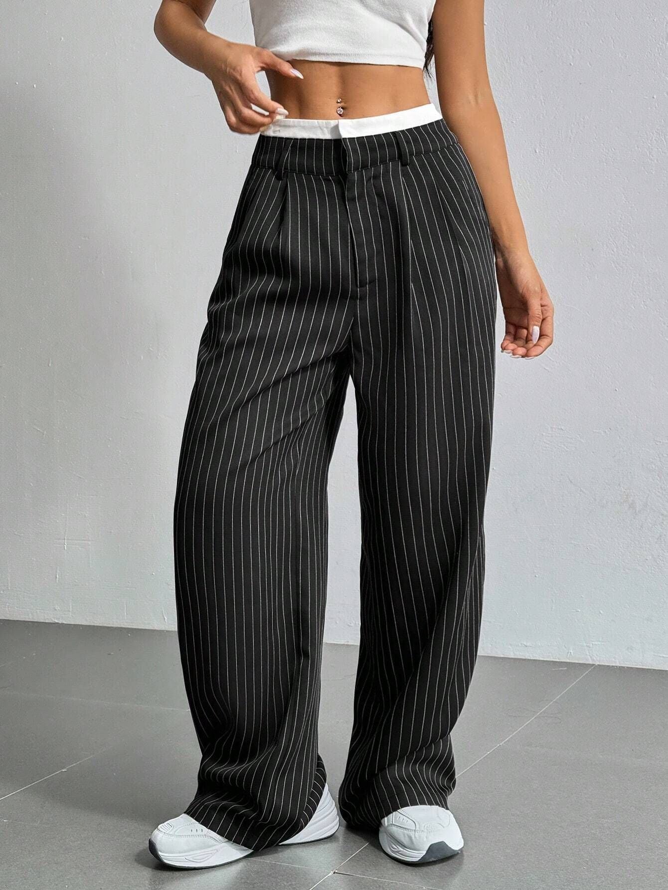 Stitching Suit Pants Simple Loose Drooping Straight-leg Pants O1CN01xDnqIP1WDq9q9hV0K  2218107542755 0 cib