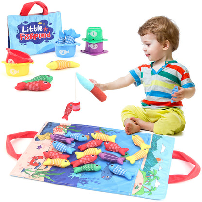 Baby Fishing Toys Three-dimensional Fabric Crawling Early Education Enlightenment O1CN01xja0pg1HeCkze6MZH  2212450782 0 cib