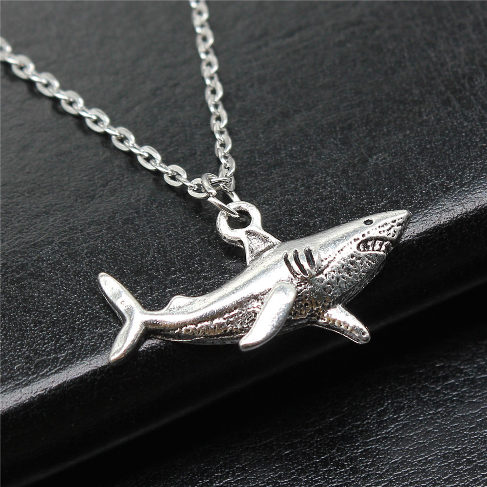 Popular Ornament Shark Pendant Necklace O1CN01yHn0N51sW5DNcOnwL  2211689465773 0 cib