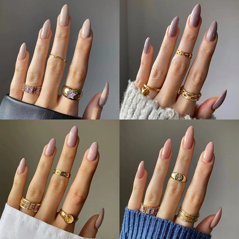 Wear Armor Mid-length  Solid Color Nail Shaped Piece O1CN01yXp18z2NGHiJjTdDi  4234819935 0 cib