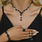 Fashion Crystal Necklace Ear Stud Bracelet Jewelry Accessories O1CN01zMHjRH1ynqSumeNWG  1988846624 0 cib