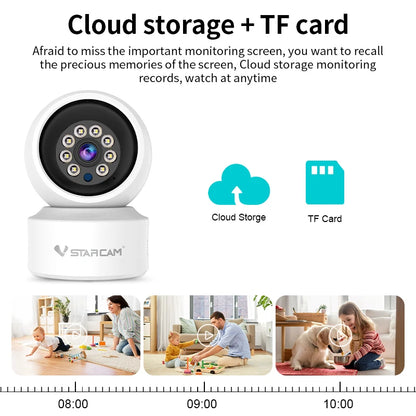 Vstarcam 1080P HD IP Camera Indoor WIFI Wireless PTZ Camera Two-way Audio Pet&Baby Track Monitor Home Security Camera S0f2e10