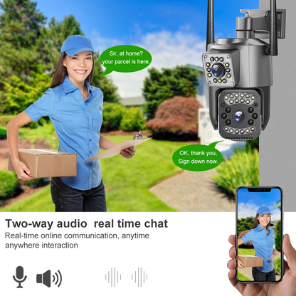 Dual - lens Security Camera: Comprehensive Protection for Every Scenario SC03  10
