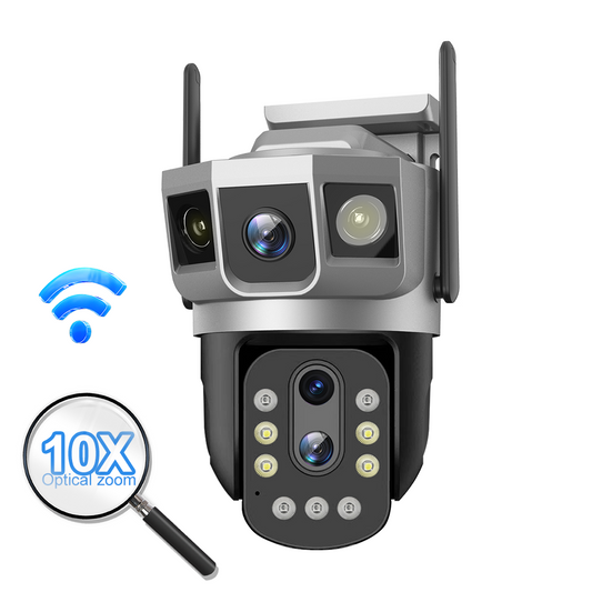 All - in - One 360° PTZ Security Camera: Unmatched Surveillance with 10X Optical Zoom SC23 DL  1