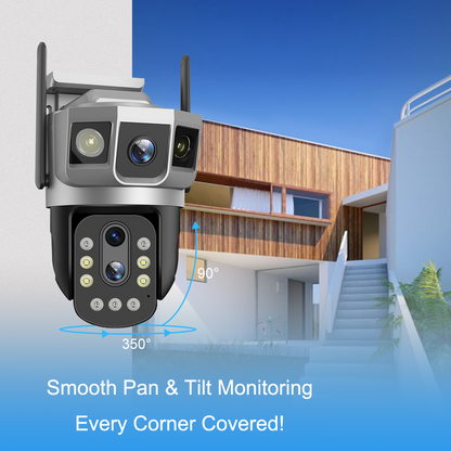 All - in - One 360° PTZ Security Camera: Unmatched Surveillance with 10X Optical Zoom SC23 DL  10