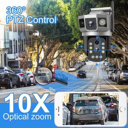 All - in - One 360° PTZ Security Camera: Unmatched Surveillance with 10X Optical Zoom SC23 DL  3