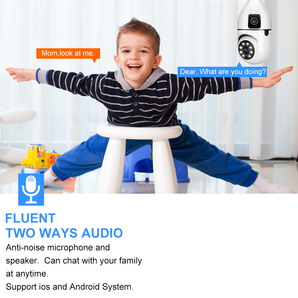 Smart Home Sentinel: Indoor PTZ Camera with Real - Time Motion Detection and Dual - Screen Preview SQ002 W L  10
