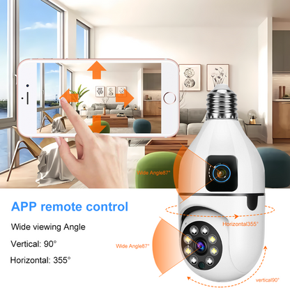 Smart Home Sentinel: Indoor PTZ Camera with Real - Time Motion Detection and Dual - Screen Preview SQ002 W L  12