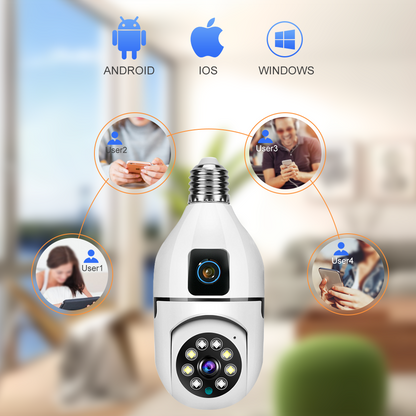 Smart Home Sentinel: Indoor PTZ Camera with Real - Time Motion Detection and Dual - Screen Preview SQ002 W L  13
