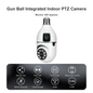 Smart Home Sentinel: Indoor PTZ Camera with Real - Time Motion Detection and Dual - Screen Preview SQ002 W L  6