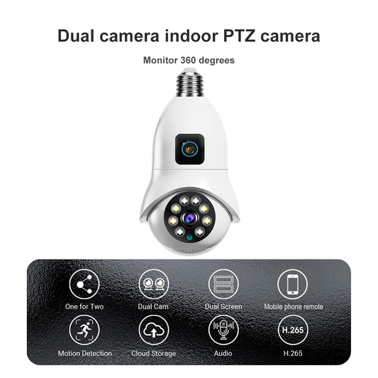 Intelligent Indoor Surveillance: Gun Ball Integrated PTZ Camera with Advanced Features SQ005 4