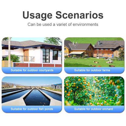 Solar - Powered Outdoor PT Camera: All - Weather Surveillance with 2 - Way Audio VC9  8