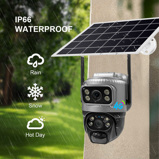 4G Solar - Powered PTZ Camera: All - Weather, Blind - Spot - Free Surveillance - HD Wireless Product #1