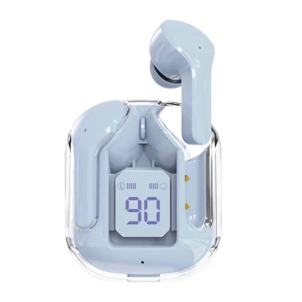 New Mini Transparent Wireless Bluetooth Headset Digital Display ENC Noise Reduction True Wireless Sports Music a000e91e ae5a 