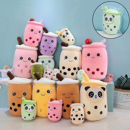 Fruit Milky Tea Cup Pillow Plush Toy Leather Phone Case a0038d49 7c93 4947 ab05 14120c7939be
