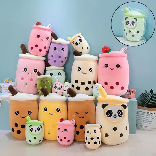 Fruit Milky Tea Cup Pillow Plush Toy Leather Phone Case a0038d49 7c93 4947 ab05 14120c7939be