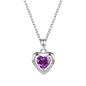 925 Heart-shaped Rhinestones Necklace Luxury Personalized Necklace For Women Jewelry Jewelry Valentine's Day Gift - HD Wireless Product #3