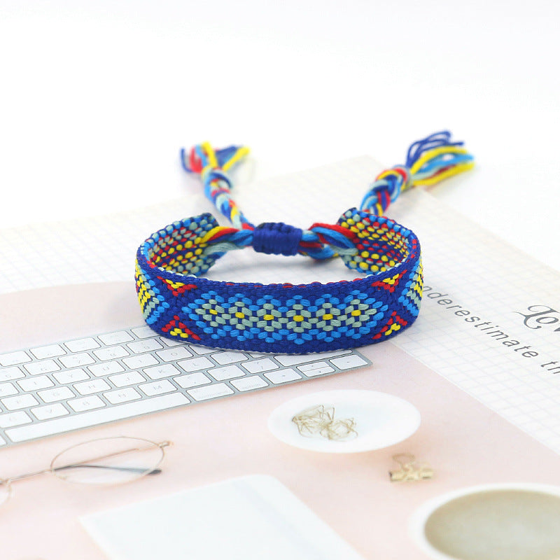Bohemian Color Woven Bracelet Wristband For Fans a005ebea 32ae 4007 b607 da96e88f5db6