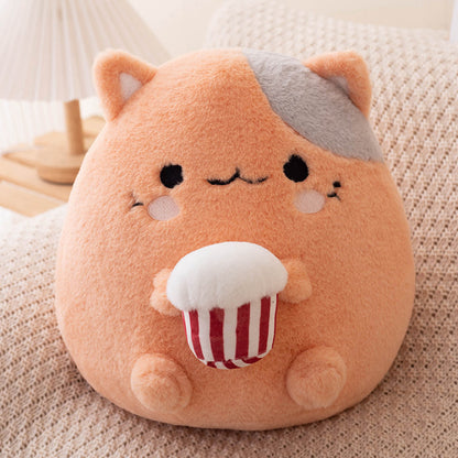 Round Cow Cat Dumpling Pillow a0086aee 39c1 4be0 beb0 eb6cd5975a35
