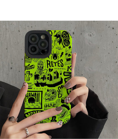 European And American Wave Brand Graffiti English Cartoon Phone Case a009df6e 1428 4189 ba87 c6f05b254b9c
