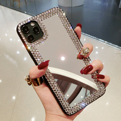 Women's Fashion Rhinestone-encrusted Silicone Drop-resistant Phone Case a00e5572 a0ba 4b55 a967 bc7d34e37e55