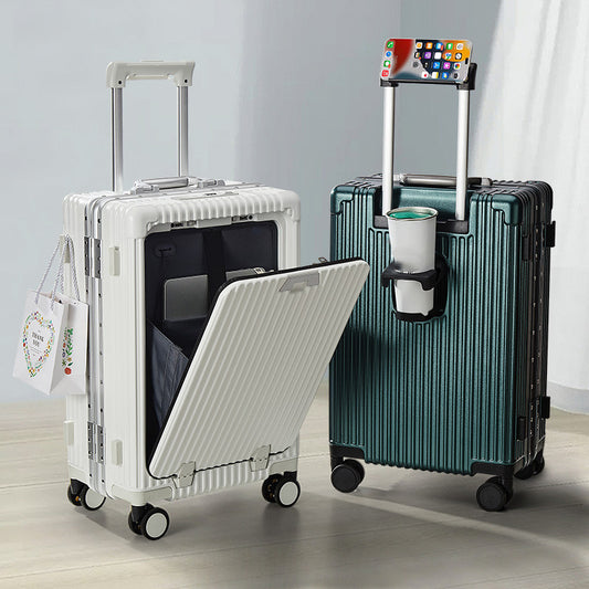 Multifunctional Business Trolley Case With Water Cup Holder a0477884 82a0 404e b777 12f9462722a4