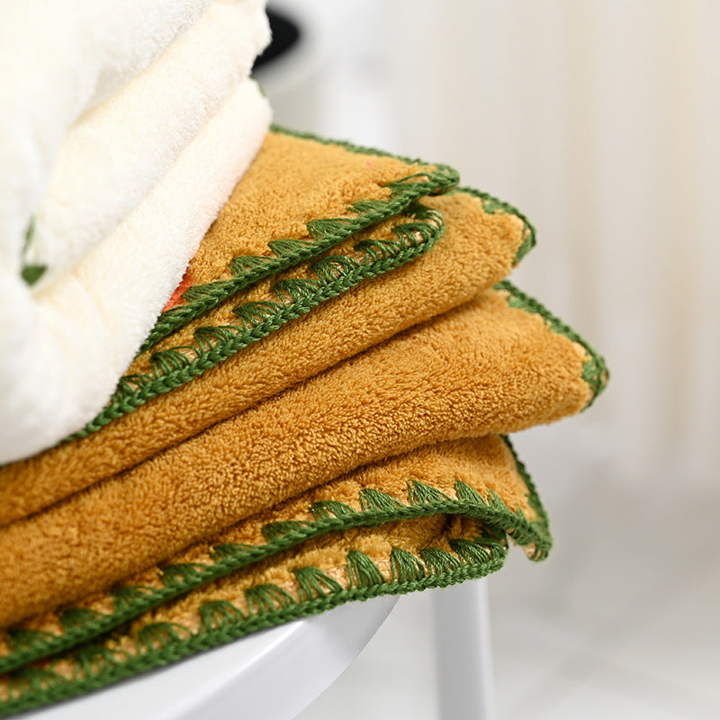 Pineapple Avocado Covers Towels Coral Velvet Soft Absorbent Couple a068b935 3497 4882 a720 012d0fbebe9e