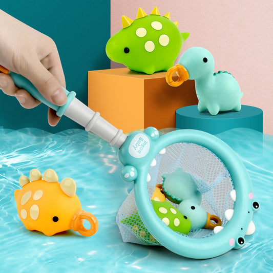 Bath Toy Dinosaur Fishing Fishing Toy Can Spray Water Pinch Called Fishing Net a0696f98 fef1 41a9 ad30 4de0ded5ad3b