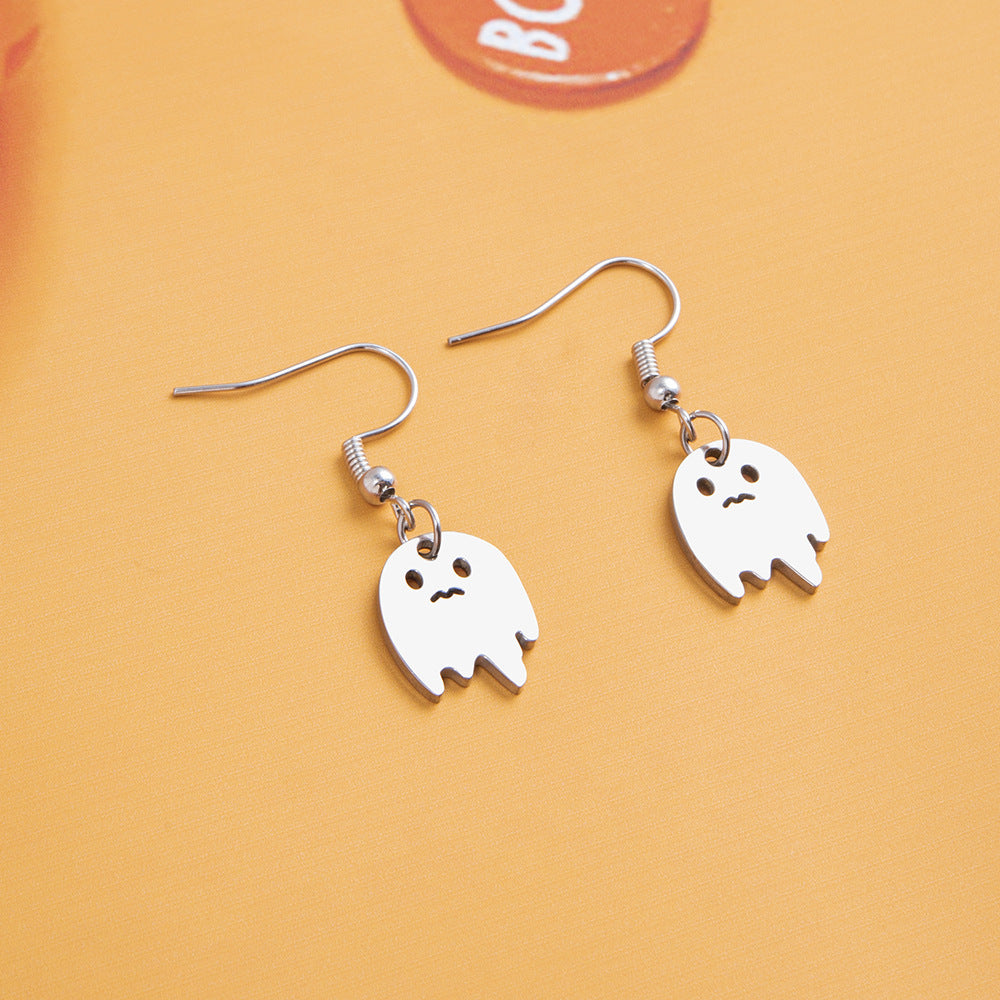 Little Ghost Stainless Steel Earrings a06e54c2 d228 4eb1 b390 0da4a67771ab