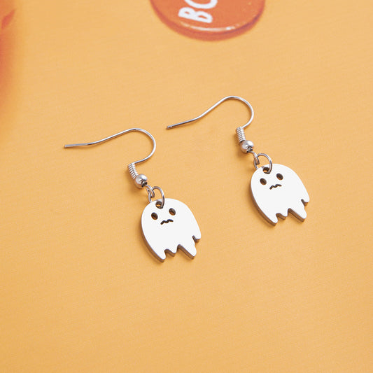 Little Ghost Stainless Steel Earrings a06e54c2 d228 4eb1 b390 0da4a67771ab