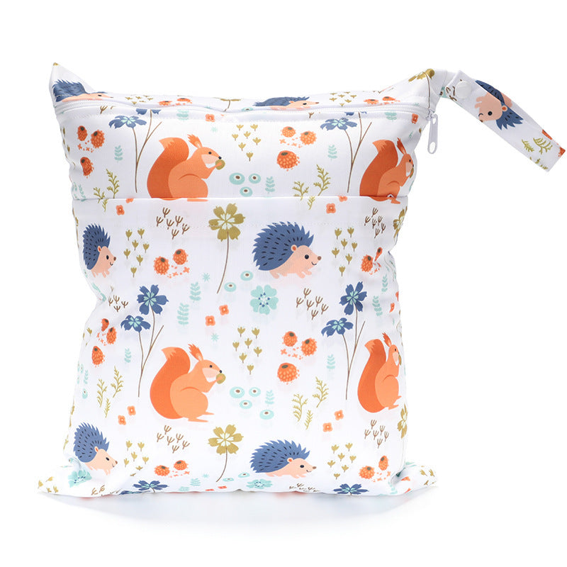 Digital Printing New Pattern Double Pocket Diaper Bag a073a71d 2f9d 42b7 b546 929ebdb603e2