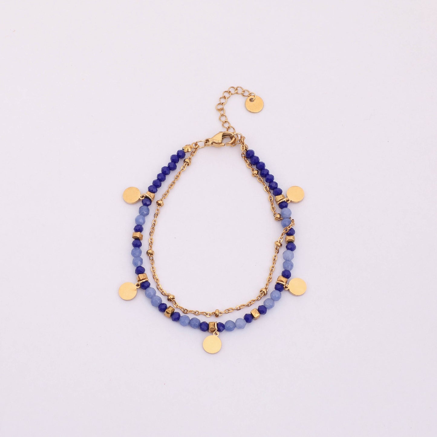 French Color Handmade Exquisite Small Round Slice Bracelet a0786cbc 82be 424c b988 565fc01e01bd