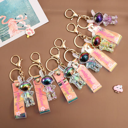 Crystal Astronaut Mask Rabbit Keychain a087b5ec 7e4b 4daa 973e 04c1edfadc15
