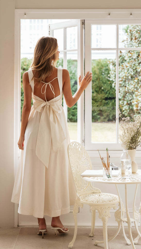 New Sleeveless Sling Backless Lace-up Long Dress a088633a e826 4e8f bcba 09a1ce8f977c