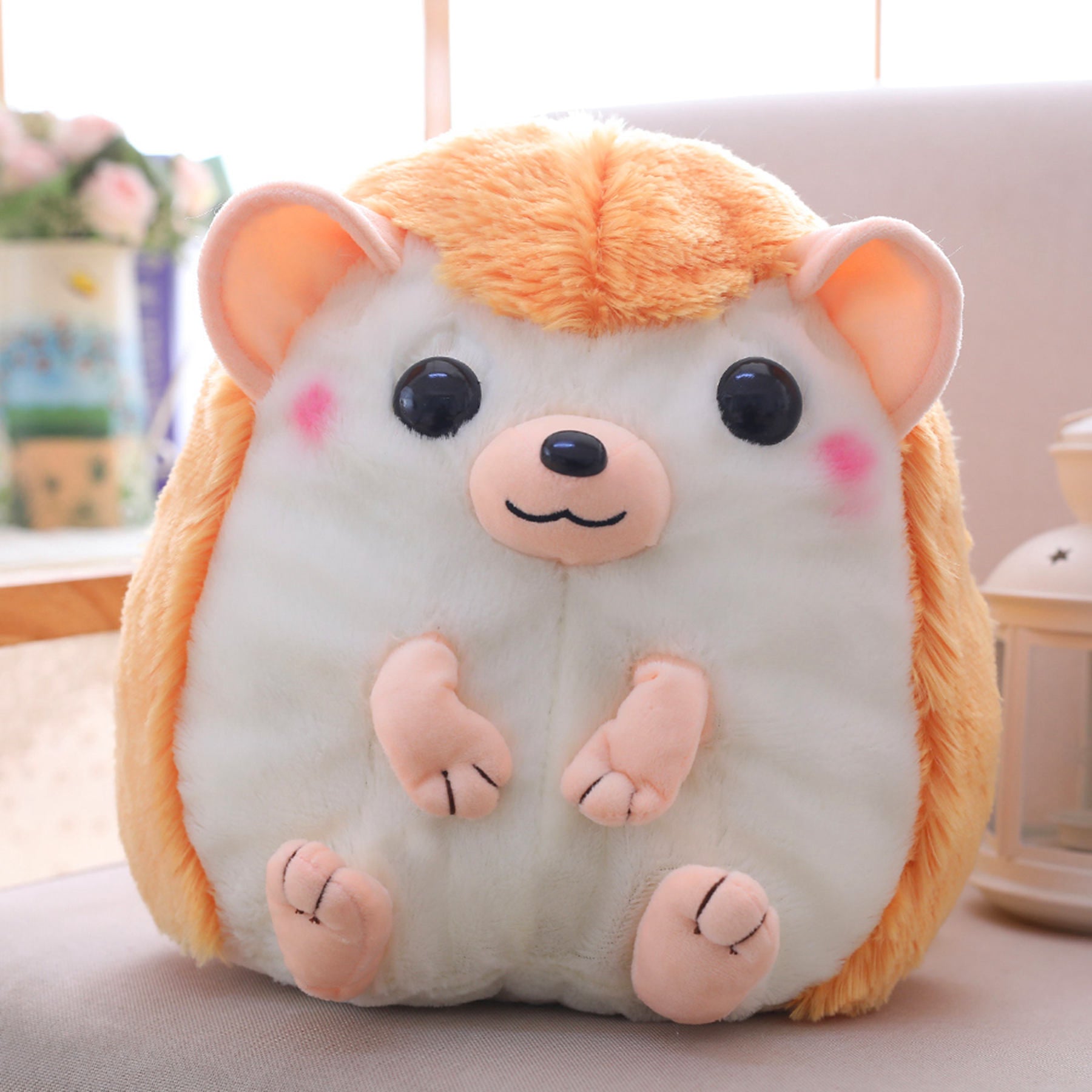 New Cute Cartoon Hedgehog Schoolbag Student Plush Toy a0a22383 15b7 4e95 9dcf f8c551aed1de b19e8351 6227 4ad7 bd4c 5669dff19b
