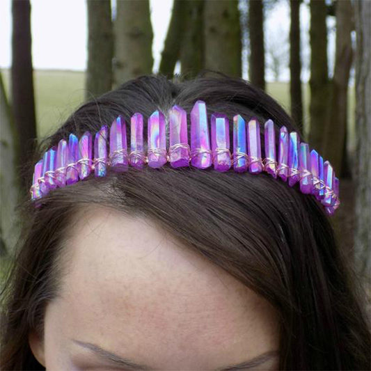 Women's Handmade Purple Crystal Headband a0a299bc 762c 4686 adbb 0d3c6d531a21