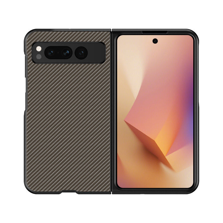 Plain Leather Anti-fall Ultra-thin Foldable Leather Protective Shell - 图片 16
