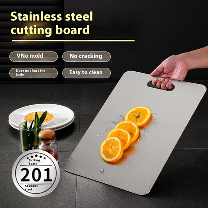 Kitchen Thickened Cutting Board Stainless Steel Cut Vegetables Meat Chopping Board Cooking Tools Anti-mold Cutting Boards Mat