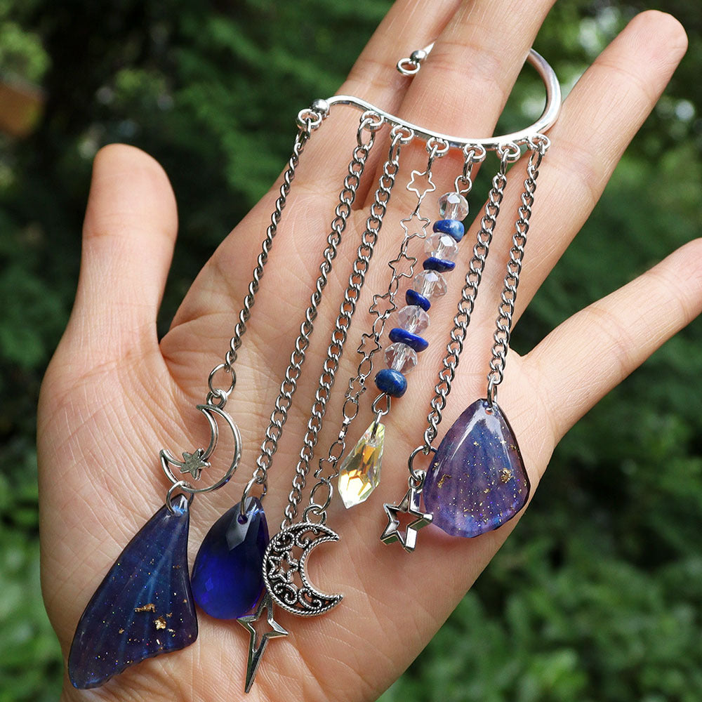 Natural Crystal Gravel Silver Ear Hook Handmade Earrings a0b74e8d 6da4 489c 9a88 49ea9dde3a8f