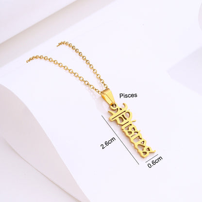 Stainless Steel Zodiac Necklace a0c42b3e 8a43 4ca8 b2d4 b6846ba13e34